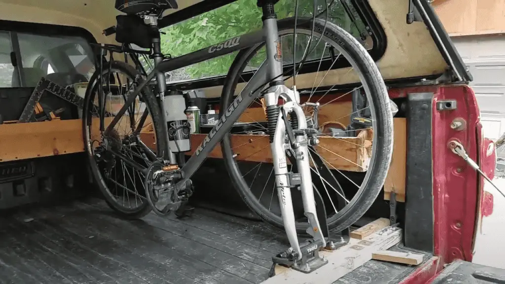 DIY Truck Bed Bike Rack